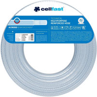 Шланг Cellfast 50351 alimentar siliconat multifunctional armat PVC D.16x3.5 20-107 L=50 m