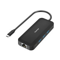 Переходник для IT Hama 300080 USB-C Hub, Multiport, 6 Ports, 3 x USB-A, USB-C, HDMI™, LAN/Ethernet