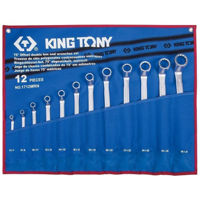 Ключ гаечный King Tony 1712MRN ключи накидные 75 град 6-32мм 12 пр. (Tetron)