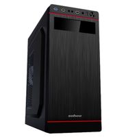 Case ATX 500W Sohoo 5907BR, 2xUSB2.0, Black-Red, ATX-500W-12cm