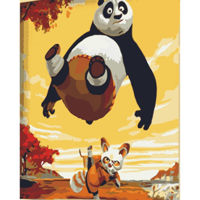 Картина по номерам Richi 02140 Kung Fu Panda 30x40