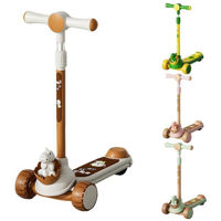 Самокат miscellaneous BW810 Scooter cu 3 roți, lumini și muzică (4 culori)