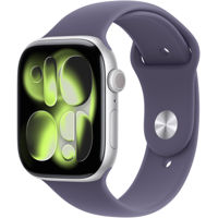 Смарт часы Apple Watch Series 11 GPS 42mm Silver Aluminium Case with Purple Fog Sport Band - M/L MEU74ET/A