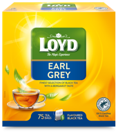 LOYD Earl Grey, чай черный, 75 пак.