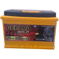 Автомобильный аккумулятор Gepard GOLD 75 AH 810A (277x175x191)