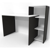 Офисный стол Smartex M2 120cm Белый/Чёрный