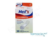 Emplastru Farmacerotto 19x72mm N20 antibact,piele sensib,mediu,netesut (TVA 20%)