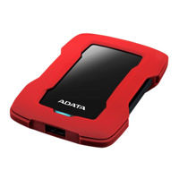 2.0TB (USB3.1) 2.5" ADATA HD330 Anti-Shock External Hard Drive, Red (AHD330-2TU31-CRD)