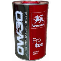 Масло Wolver 0W-30 PROTEC PLUS С2, С3 SAE 1L ж/б