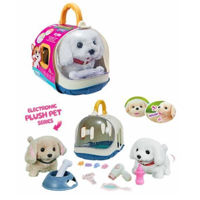 Jucărie de pluș Essa MC-1041 Cățeluș în geantă de transport cu accesorii (în as.)