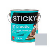 STICKY PRACTIC Эмаль Алкидная Серая 2,5 л