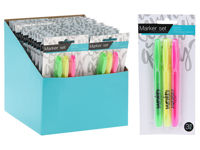 Set textmarkere 3buc WriteWell, neon