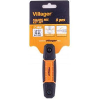 Набор ручных инструментов Villager Set chei hexagonale pliabile 8 buc (067042)