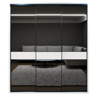 Dulap Bayro Murano 2000x2300x600 белый, купе