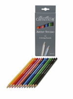 Set de creioane colorte 12 cul, Artist Studio Cretacolor