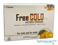 Freecold Hotmix Orange pulb./sol. orala 750 mg/10 mg/60 mg 5 g N5