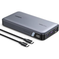 Аккумулятор внешний USB (Powerbank) Ugreen 90597A Flight Approved PD3.1 25000mAh, Grey