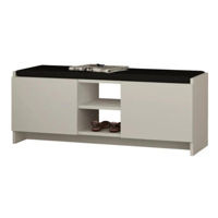 Полка для обуви Trendy Zulla, Alb 110x43x37cm