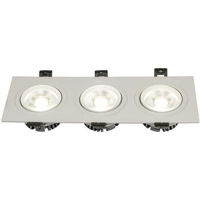 Corp de iluminat interior LED Market Downlight COB 3*7W, 4000K, OC-SPCOB-125A-3, White
