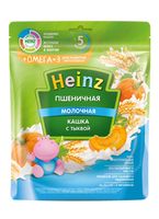 Terci Heinz Omega3 din grâu cu lapte și dovleac (5+ luni), 200gr.