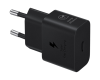 Original Sam. EP-T2510, Fast Travel Charger 25W PD (with cable), Black