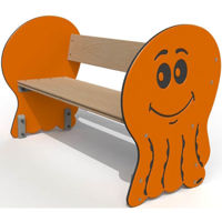 Комплектующий элемент для детской площадки Copfer PTP084-01 Скамейка со спинкой 1,0 м