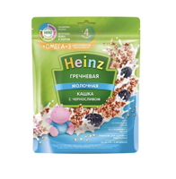 Гречневая кашка Heinz с молоком и черносливом с Омега 3 (4+ мес) 200 г