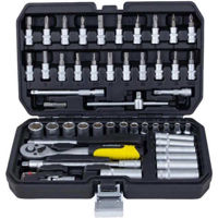 Set de unelte de mână Hoteche 250953 Набор торцевых насадок и бит 53 шт ¼"