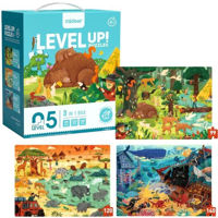 Головоломка Mideer MD3271 Seria de puzzle-uri Aventură minunată, 3 în 1, nivelul 5