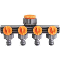 Furtun TopGarden 380973 тройник c 4 распределителем 1/2”-3/4” ABS