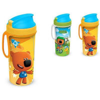 Поильник Бытпласт 51792 Бутылка питьевая детская Ми-Ми-Мишки 0.4l, рисунок, петля