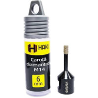 Набор головок, бит, насадок Haki 4655 коронка алмазная M14 Ø6мм