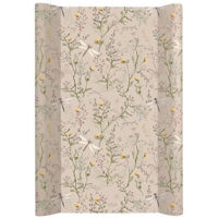 Аксессуар для пеленания Kikka Boo 31108060113 Saltea de infasat tare Secret Garden Beige, 70x50 cm