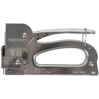 Capsator pentru construcții Profmet 305613 Capsator manual din otel cu 3 funcții, cu capse 100buc