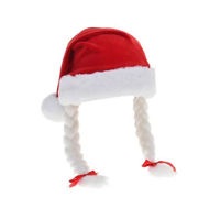 Домашний текстиль Promstore 51199 Шапка Белоснежка с косичкоми 44см