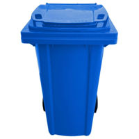 Урна для мусора Uniplast 37200A Cos pentru transportarea deseurilor 120L pe roti (albastru) HE