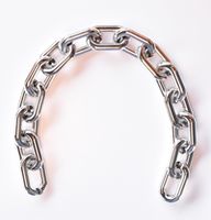 Acrylic handbag chain, length 38 cm / silver