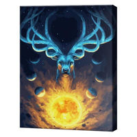 Картина по номерам Art Gallery GX30907 Cerb in univers 40x50cm