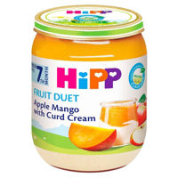 HIPP Piure mar-mango cu crema de branza (7+ luni) 160 g