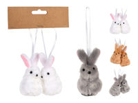Набор сувениров на Пасху "Пара кроликов" 7,5х4,5 см