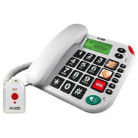 Телефон проводной Max Com KXT481 SOS, White