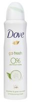 Antiperspirant Dove Go Fresh Cucumber&Green Tea Scent, 0% aluminiu,  150 ml