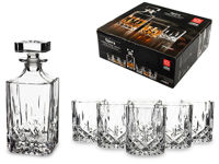 Set garafa 750 ml si 6 pahare pentru whisky 300ml Opera