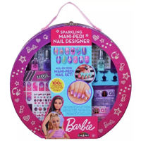 Набор для творчества Barbie 34070INT Sparkling Mani-Pedi Designer