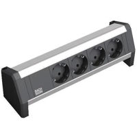 Удлинитель электрический BACHMANN 902.0049 Modul desk 4xSchuko negru