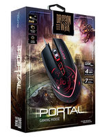 Gaming Mouse Qumo Portal, Optical,1200-3200 dpi, 6 buttons, Soft Touch, 4 color backlight, USB