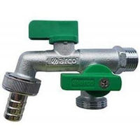 Supapă de închidere Arco 38735 Robinet cu bilă pentru butoi, dublu, Ø1/2"Нx3/4"x3/4", PN16, VITAQ