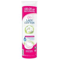 Discuri cosmetice de vata Lady Cotton, 100+20 buc.