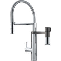 Смеситель кухонный Franke 120.0621.230 Vital Semi-Pro Crom/Gun Metal