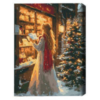 Tablou pe numere BrushMe BS54192FC 40х50 cm (fără cutie) Timpul miracolelor de Anul Nou